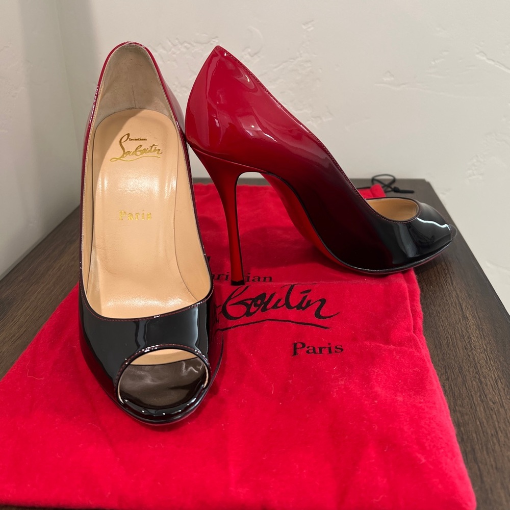 Christian Louboutin Patent Leather Heels. New without tags
